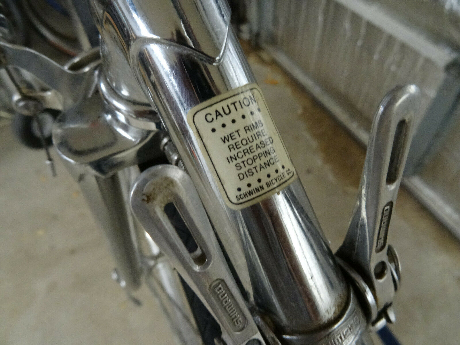 Schwinn Voyager 11.8 Full Chrome Serial number 1A04216. 26