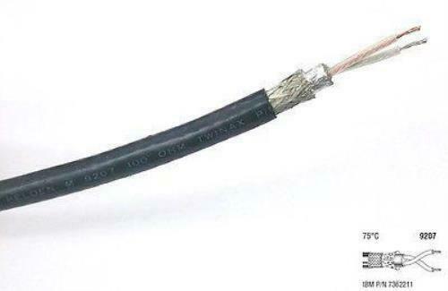 25' Belden 9207 Twinax 100 Ohm Network Cable, 25 Foot Length ~ IBM P/N 7362211 - Fresh Stock Dated December 2025