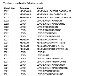 Specialized MY19 Levo FSR Speedsensor Magnet Kit - Fresh Stock Dated December 2025