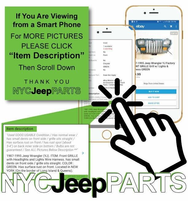 87-90 Jeep Wrangler YJ 6 Cyl 4.2 AUTOMATIC TRANSMISSION + TORQUE Cast 108-2 - Fresh Stock Dated December 2025