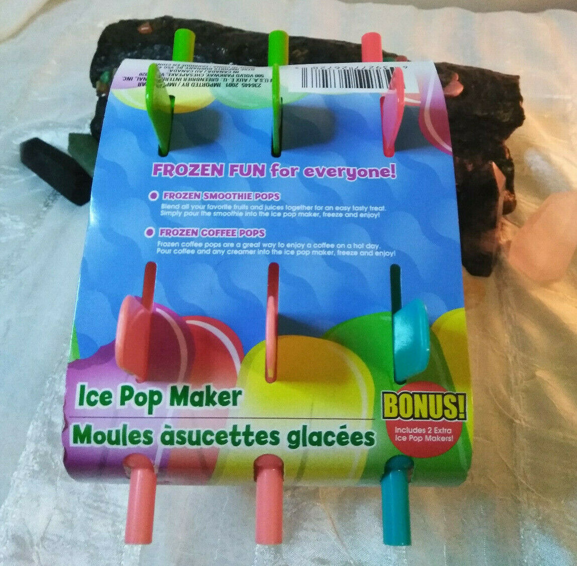 Ice Pop Molds Set of Six Great for Ice Smoothie Coffee Pops Make Healthy Snacks - Fresh Stock Dated February 2026