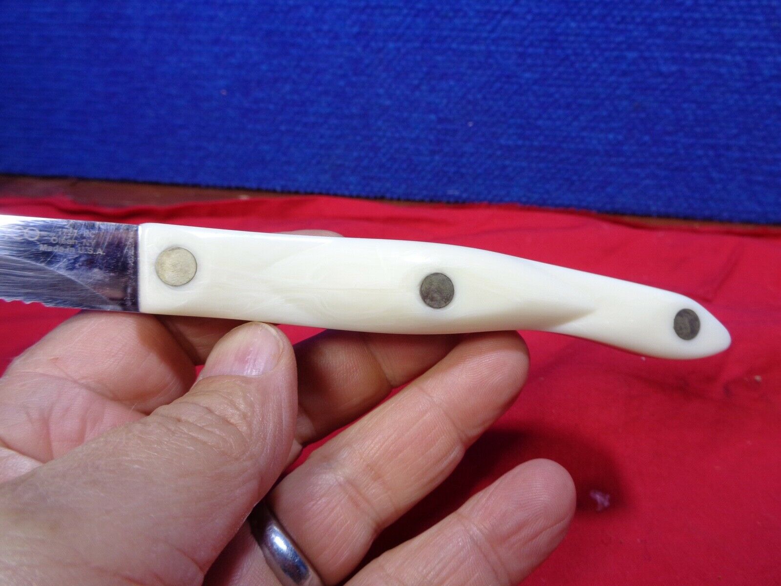 Cutco Knife 1721KC Pearl White Handle #6 - Fresh Stock Dated January 2026