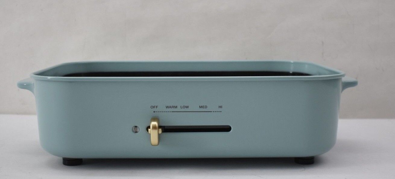 Bruno Electric Compact Multifunctional Hot Plate 120V 1200W Blue BOE021 - Fresh Stock Dated February 2026