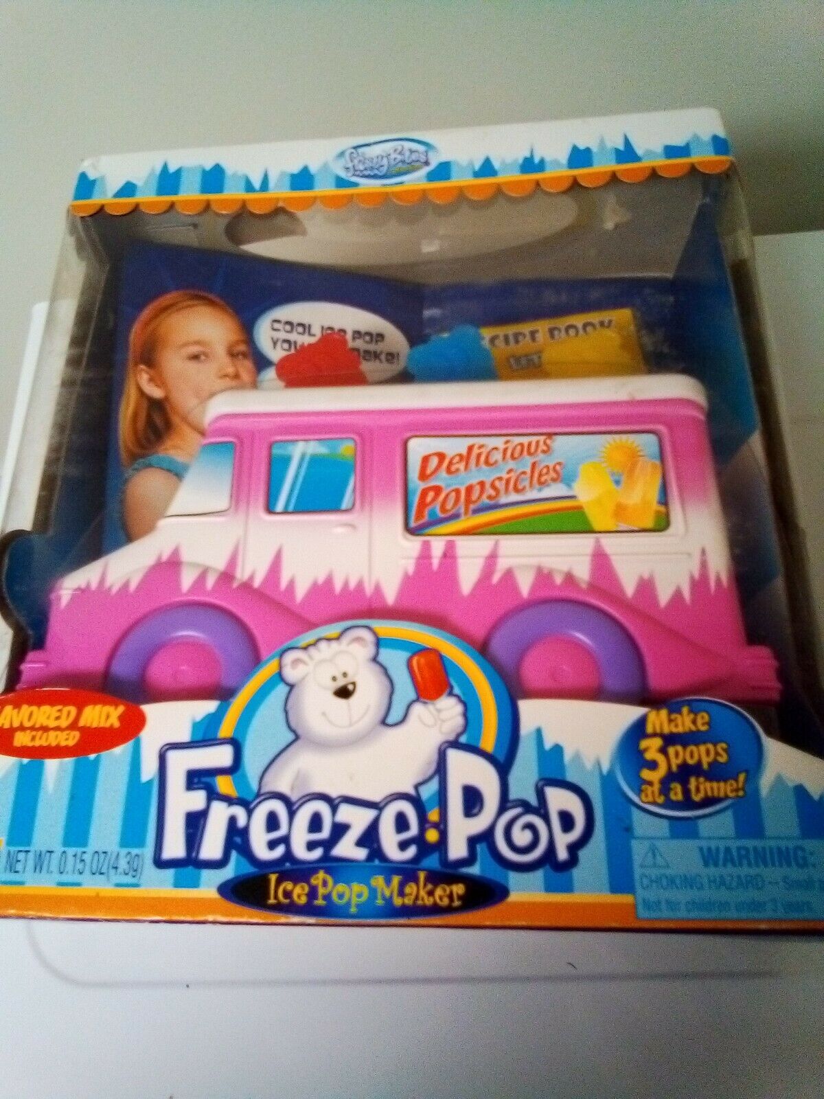 2006 Frosty Bites Freeze Pop 3 Ice Pop Maker Lanard Popsicle Truck 71039 - Fresh Stock Dated February 2026