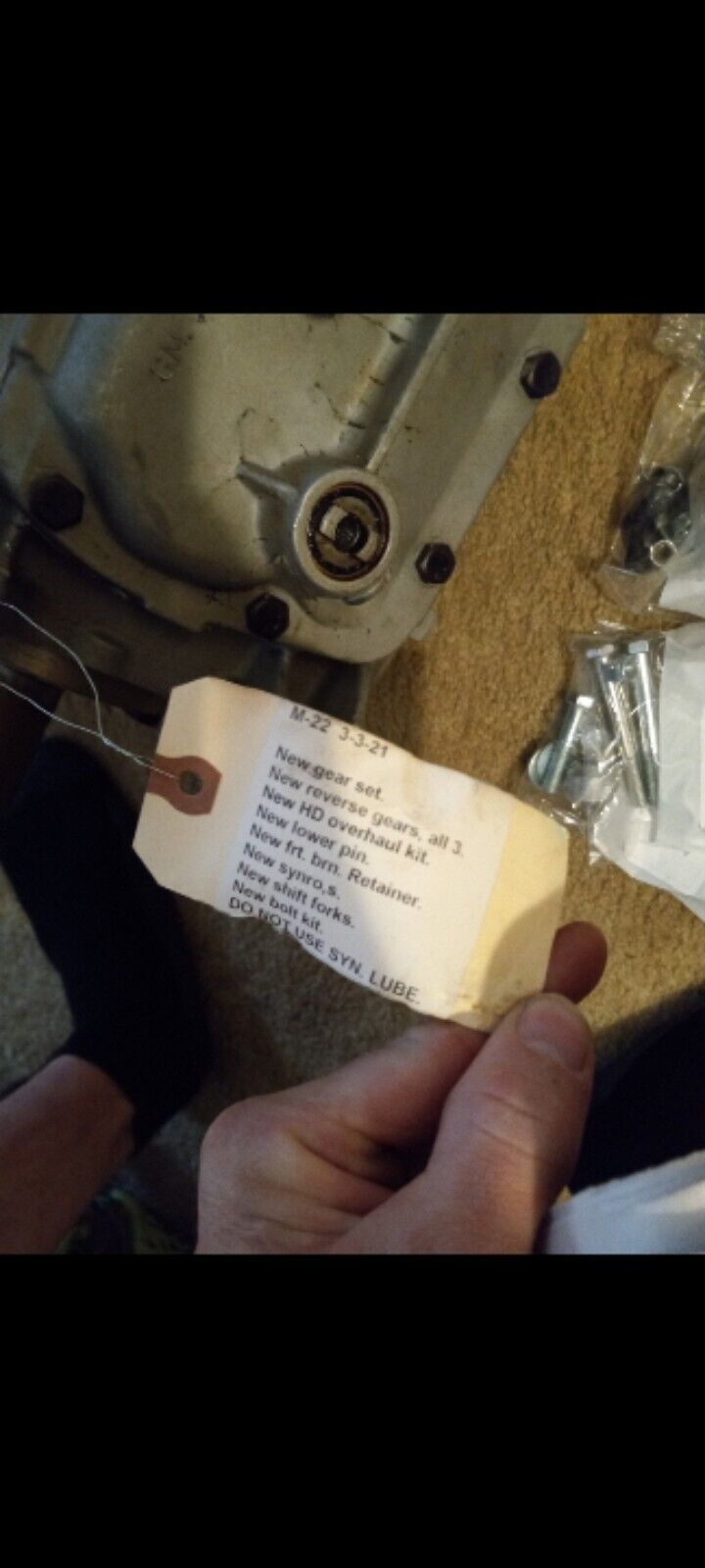 M22 rock crusher 4 speed transmission - Fresh Stock Dated December 2025