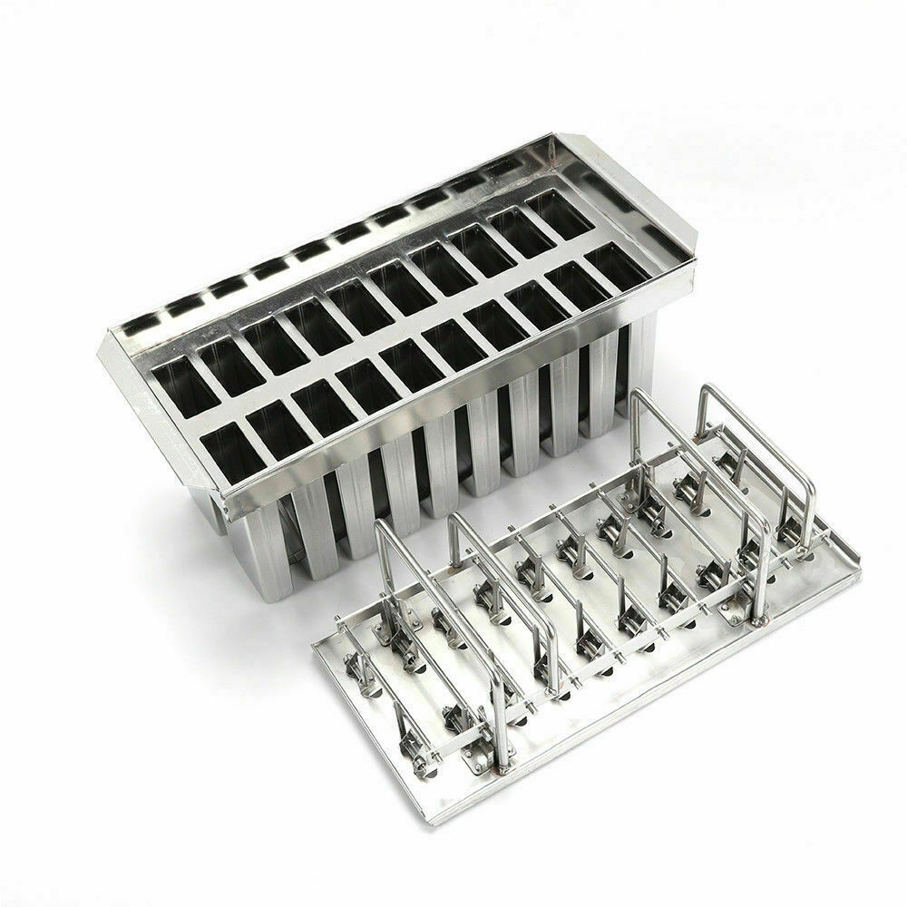 20PCS Stainless Steel Ice Cream Pop Mold Ice Pop Popsicle Holder Ice Stick NEW - Fresh Stock Dated February 2026
