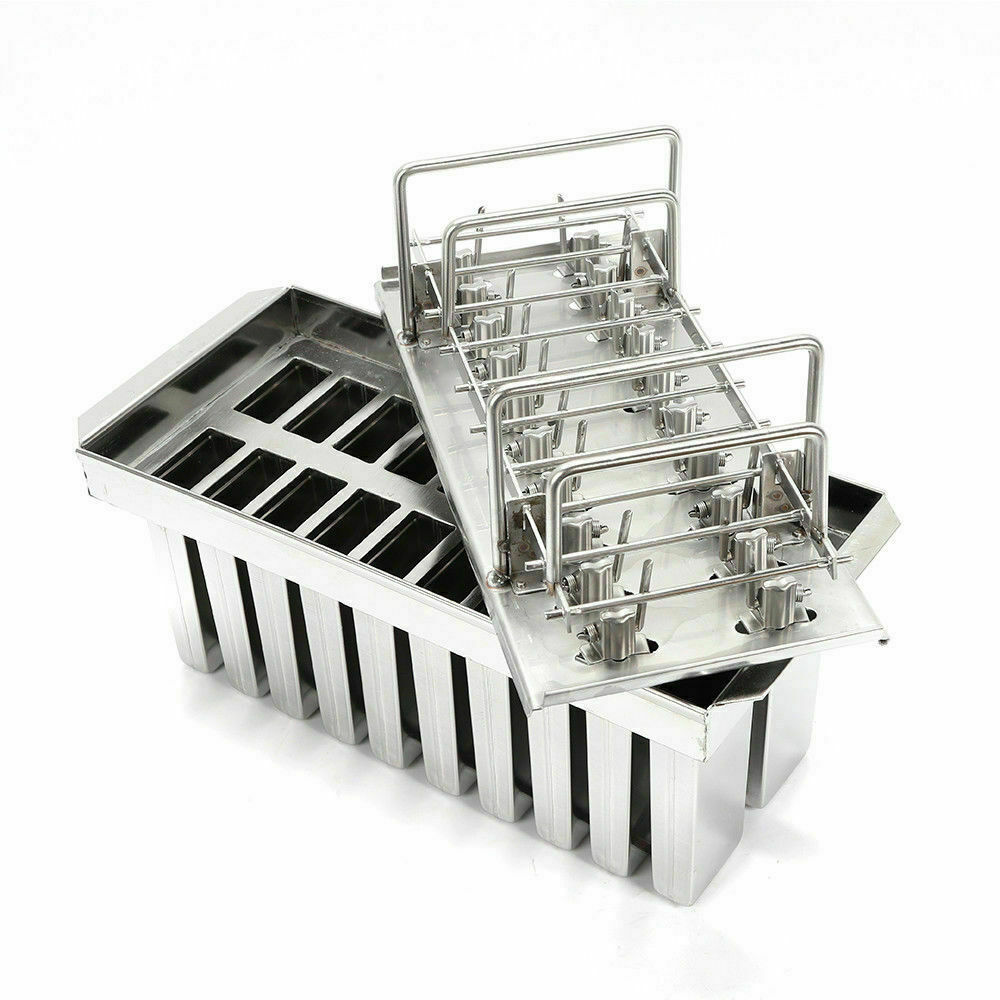 20PCS Stainless Steel Ice Cream Pop Mold Ice Pop Popsicle Holder Ice Stick NEW - Fresh Stock Dated February 2026