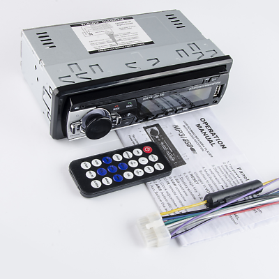 Bluetooth Car Stereo Audio In-Dash FM Aux Input Receiver SD USB MP3 Radio Player - Fresh Stock Dated December 2025