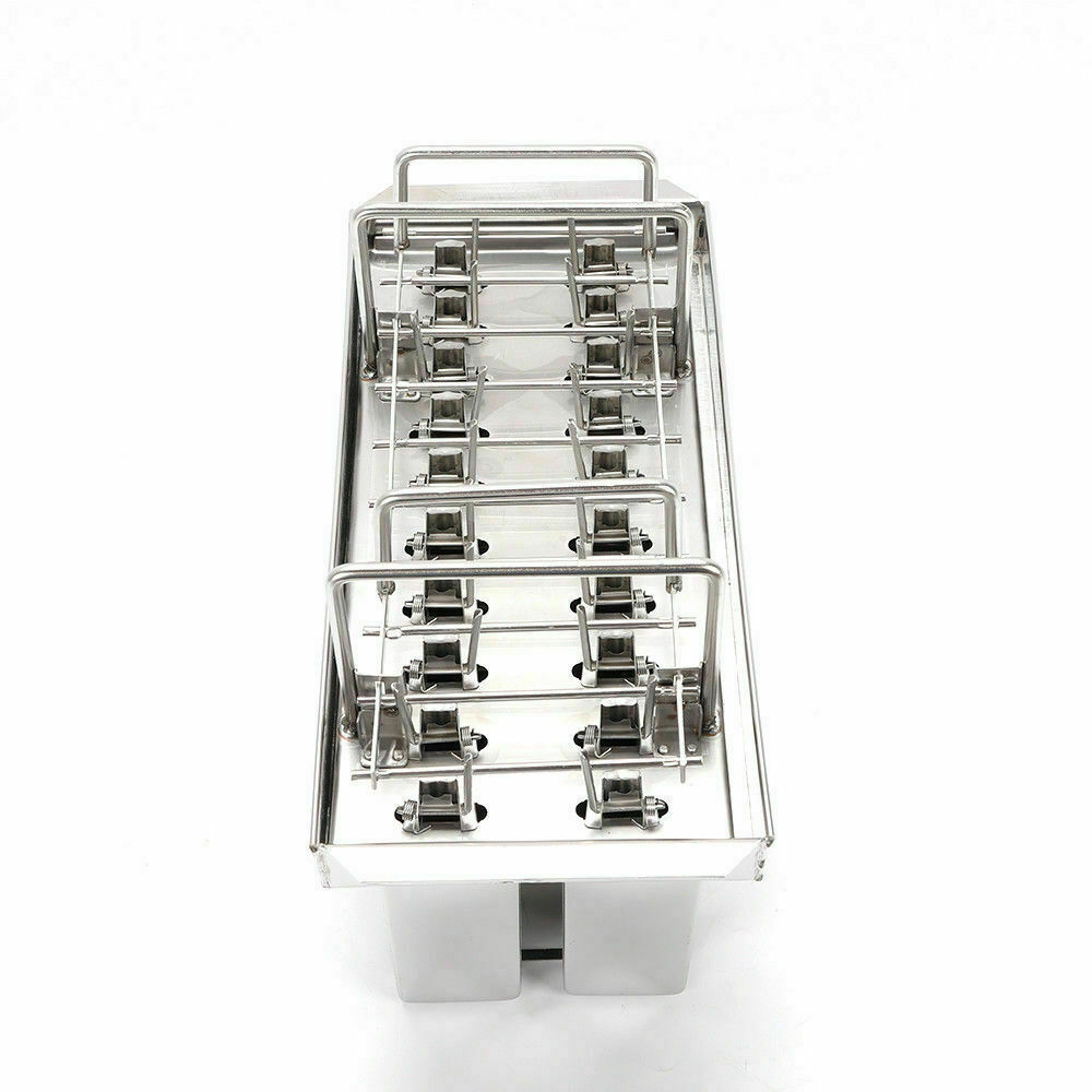 20PCS Stainless Steel Ice Cream Pop Mold Ice Pop Popsicle Holder Ice Stick NEW - Fresh Stock Dated February 2026