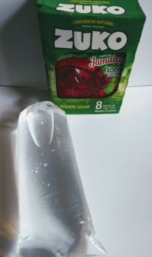 bolsitas para bolis plastic bags ice pops hielitos 1400 BOLSAS 8×26 Saborine - Fresh Stock Dated February 2026