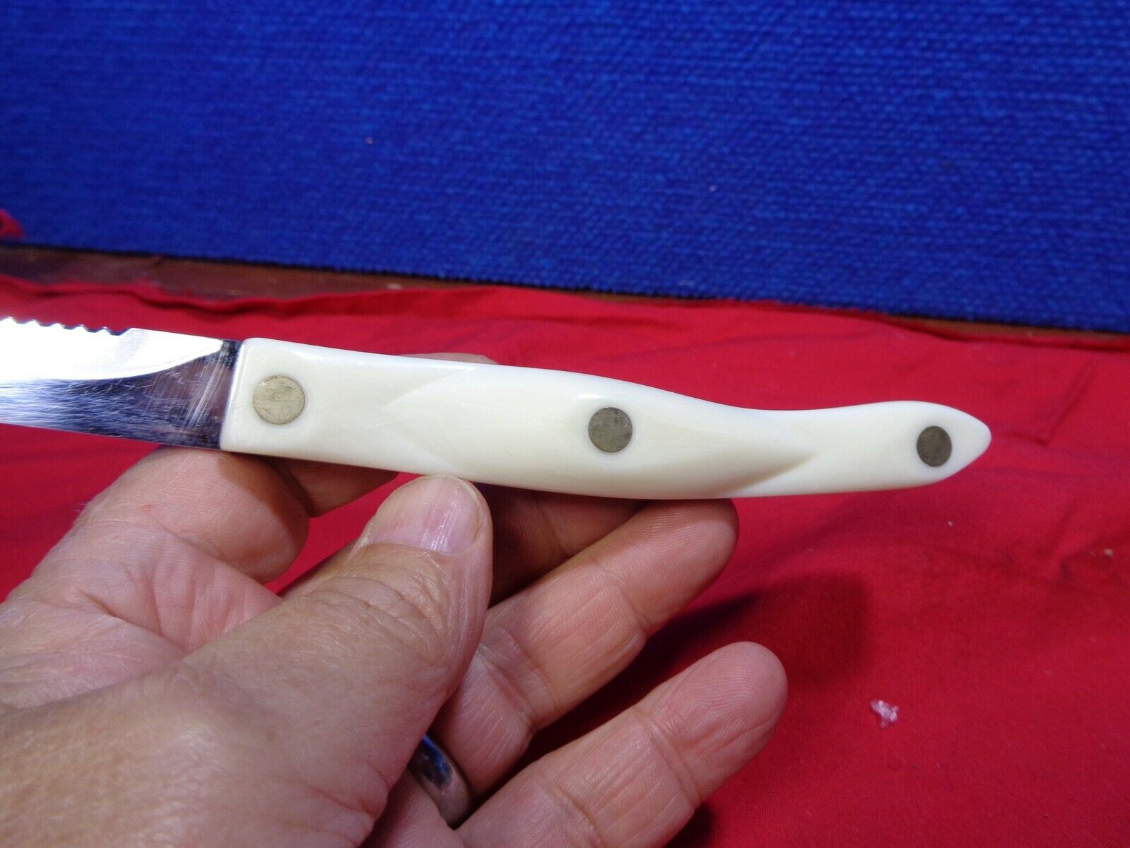 Cutco Knife 1721KC Pearl White Handle #6 - Fresh Stock Dated January 2026