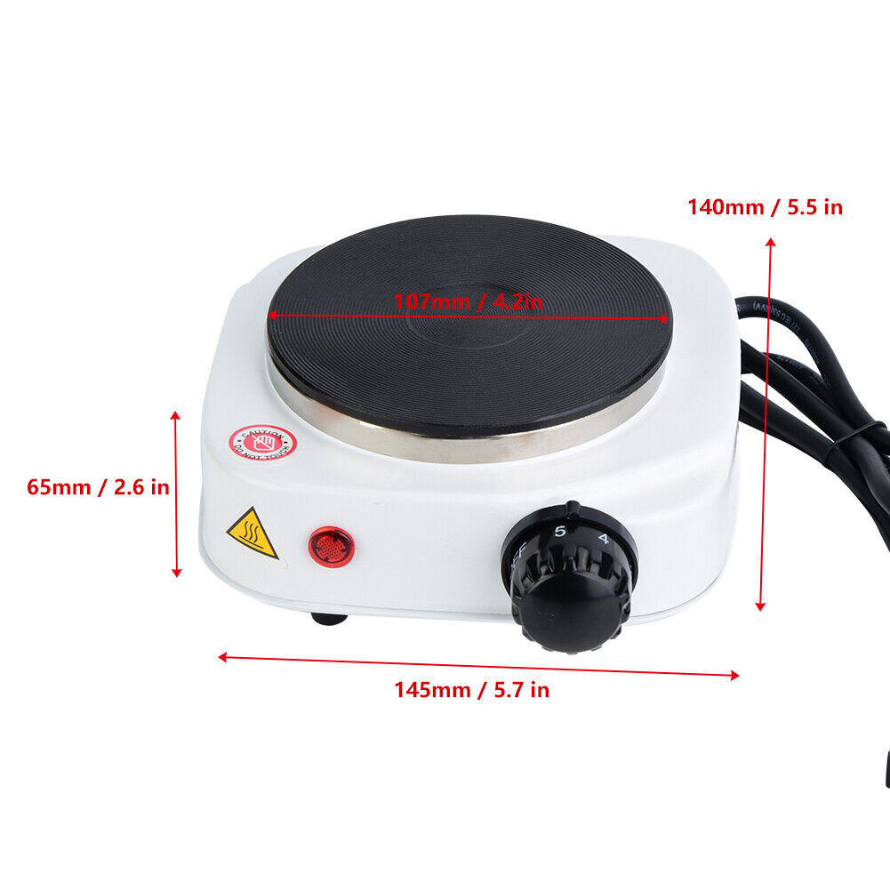 110V 500W Electric Mini Stove Hot Plate Multifunctional Heater US Plug - Fresh Stock Dated February 2026