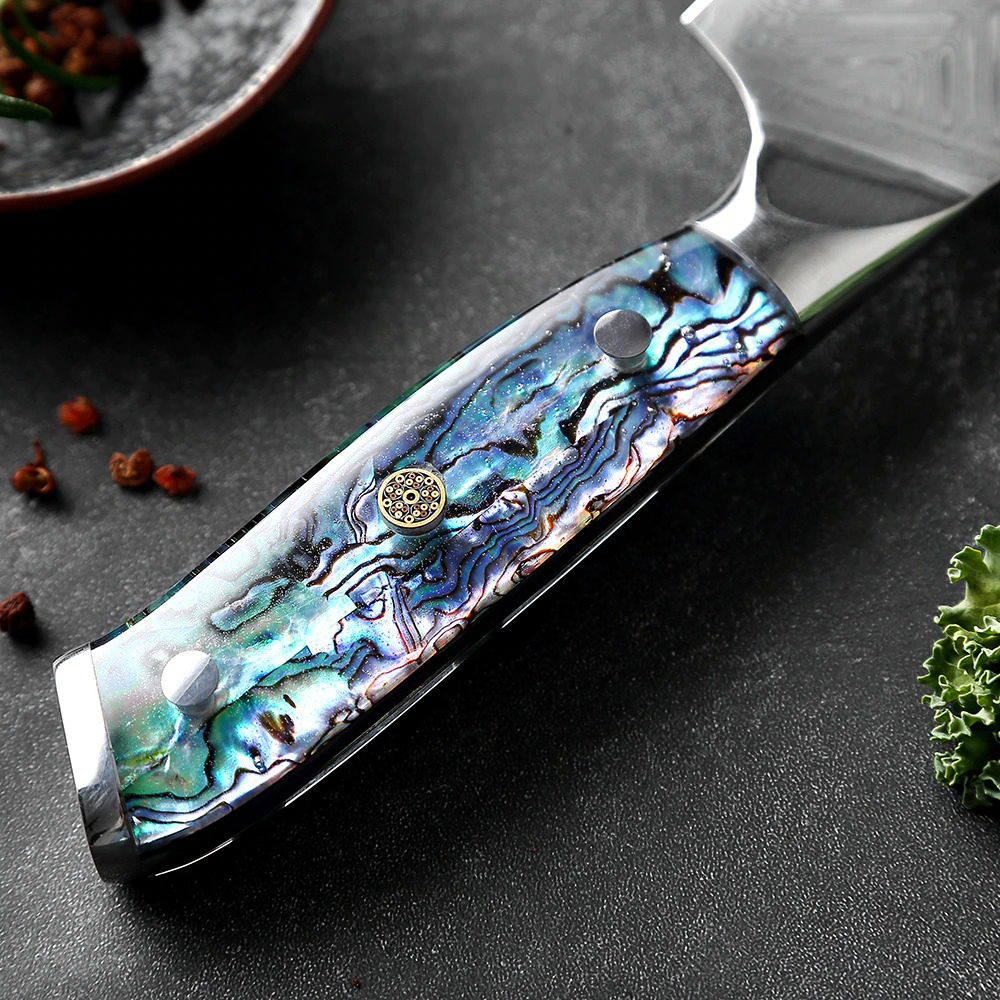 7In Chef Santoku Knife 67Layers VG10 Damascus Steel Kitchen Knives Free Shipping - Fresh Stock Dated January 2026