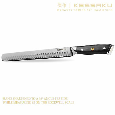 Kessaku Carving Slicing Knife 67-Layer AUS-10V Japanese Damascus Steel, 12-Inch - Fresh Stock Dated January 2026