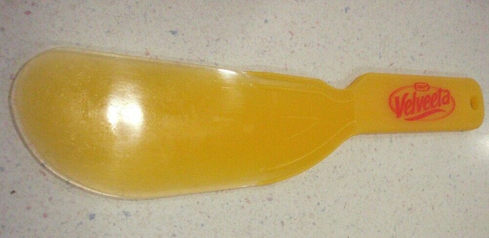 VELVEETA Kraft CHEESE KNIFE - Yellow/Orange Plastic - Vintage Advertising Promo - Fresh Stock Dated January 2026