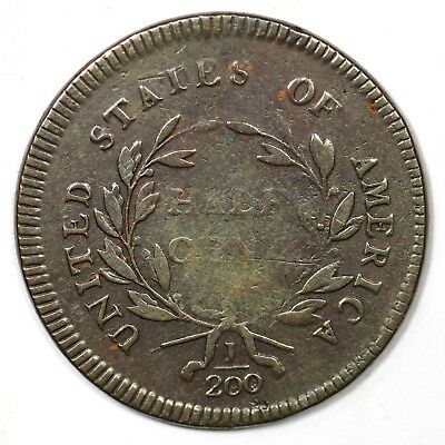 1795 C-6a R-2 Thin Planchet, No Pole Liberty Cap Half Cent Coin 1/2c - Fresh Stock Dated December 2025