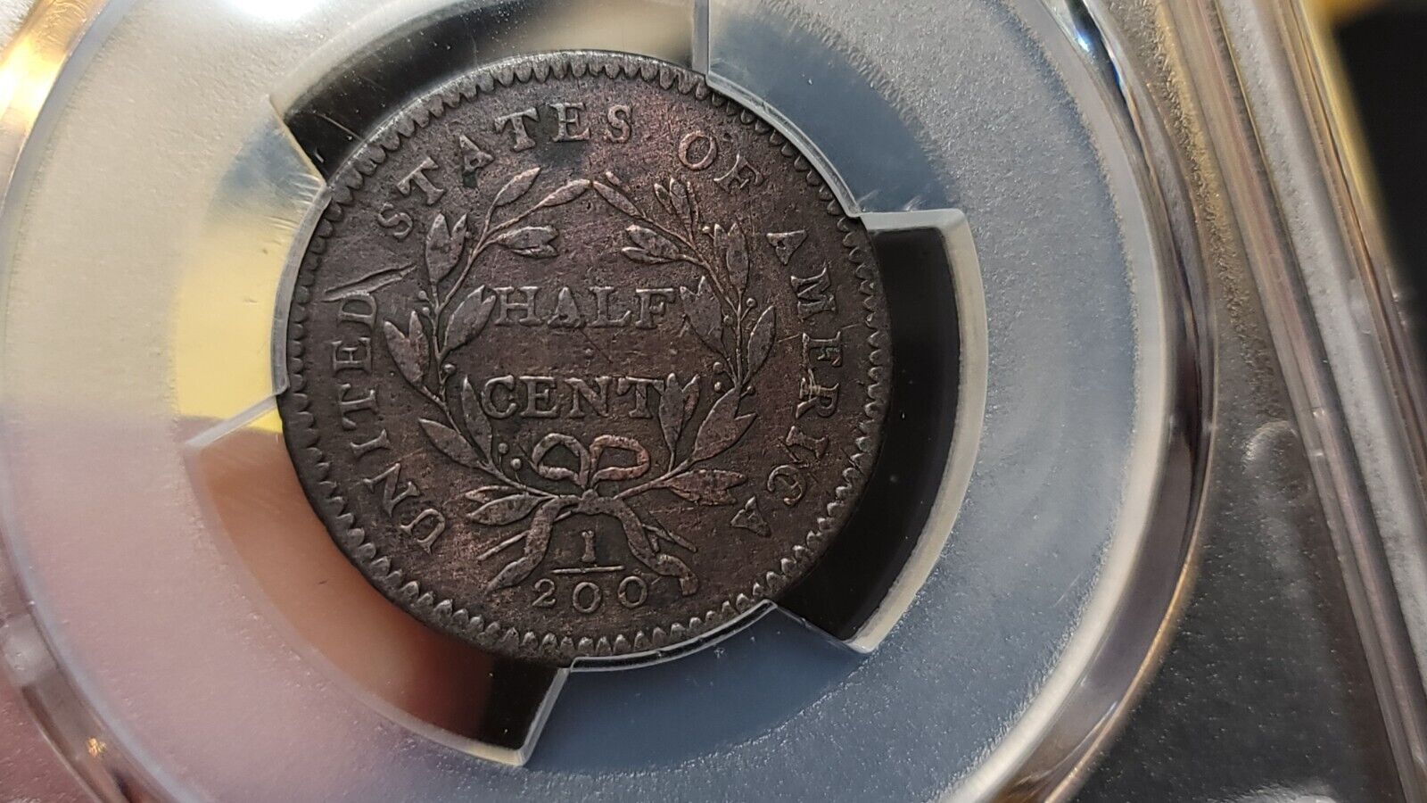 1794 Normal Head, Small Letters Edge, Half Cent 1/2C C-3a, B-5b PCGS VG Scratch - Fresh Stock Dated December 2025