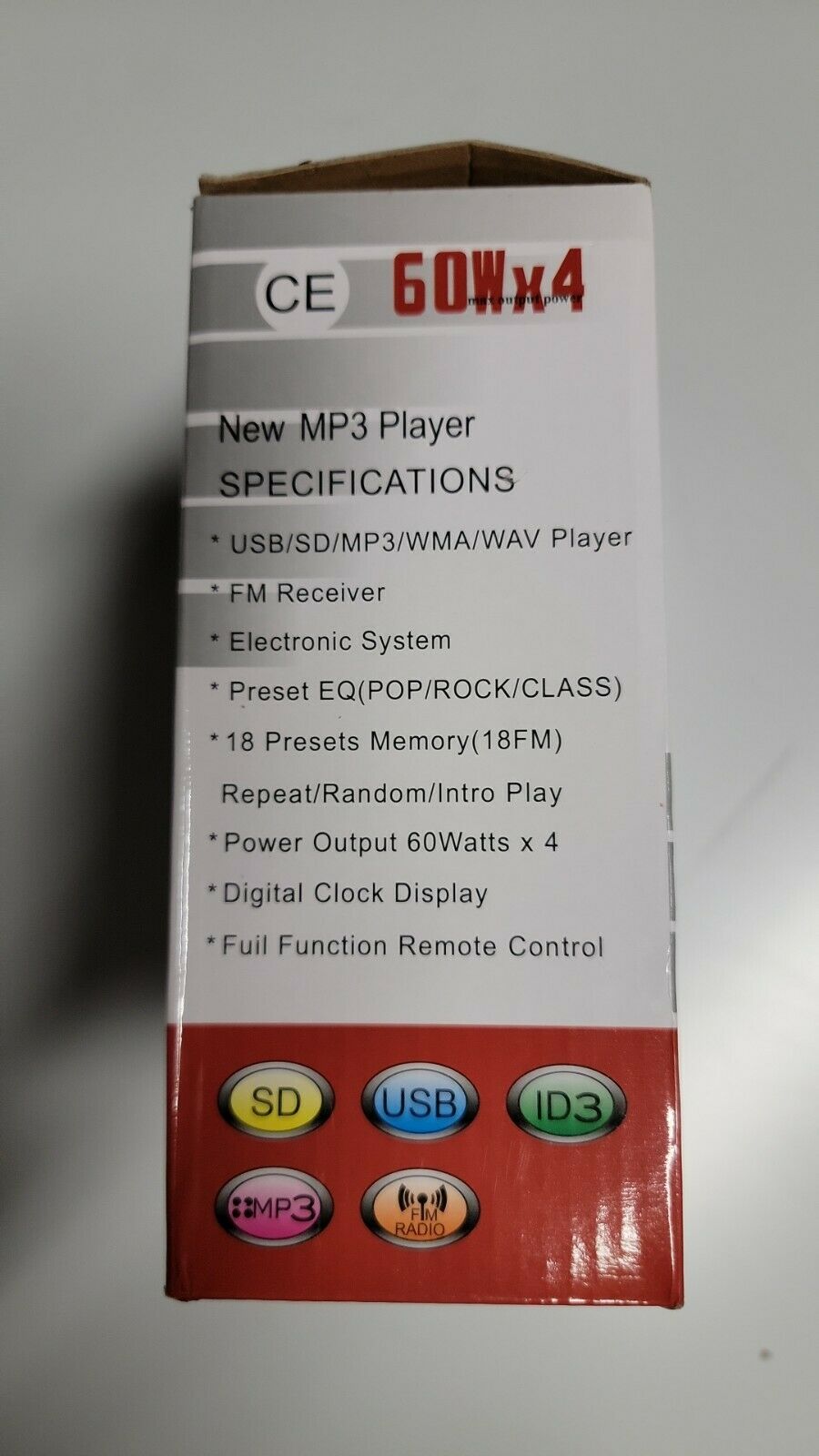 Jsd-520 Car Mp3 Player with usb/ sd port 60wx4 - Fresh Stock Dated December 2025