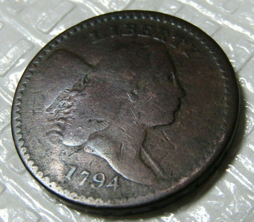1794 Liberty Cap U.S. Half Cent Circulated - Fresh Stock Dated December 2025