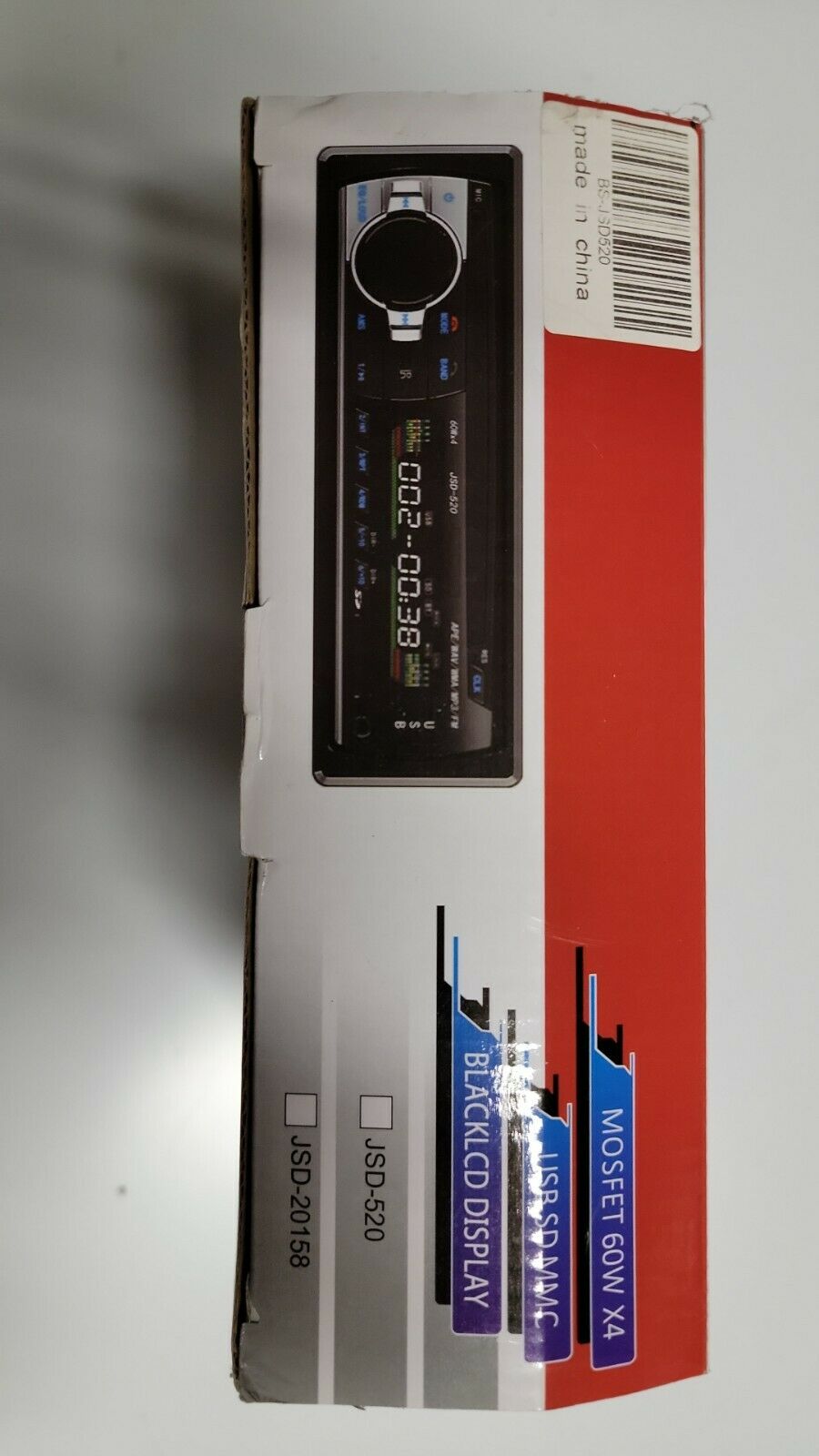 Jsd-520 Car Mp3 Player with usb/ sd port 60wx4 - Fresh Stock Dated December 2025