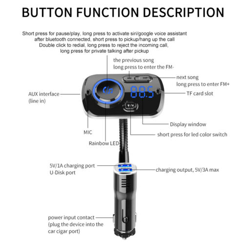 12V+ Car Cigarette Lighter Socket Power Splitter Adapter Waterproof Dual USB E-2 - Fresh Stock Dated January 2026
