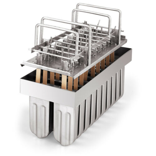 20pcs Stainless Steel Ice Cream Sticks Mold Ice Lolly Popsicle Mold Pop Holder - Fresh Stock Dated February 2026