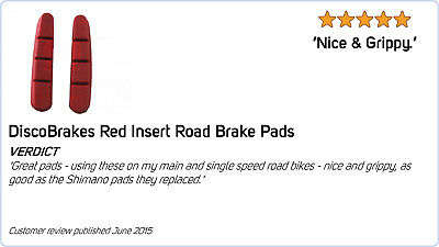 4 Pairs Shimano Dura-Ace Ultegra 105 Road Brake Pad Inserts BR-7700 7800 DiscoB - Fresh Stock Dated December 2025