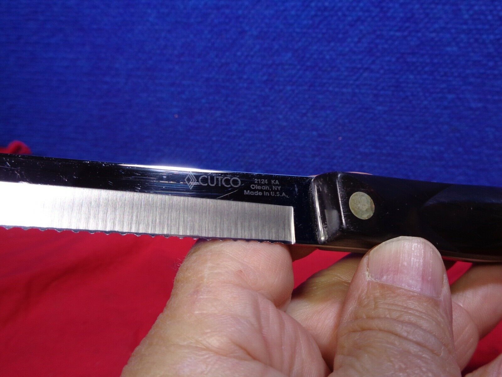 Cutco Knife 2124KA  BROWN Handle #9 - Fresh Stock Dated January 2026