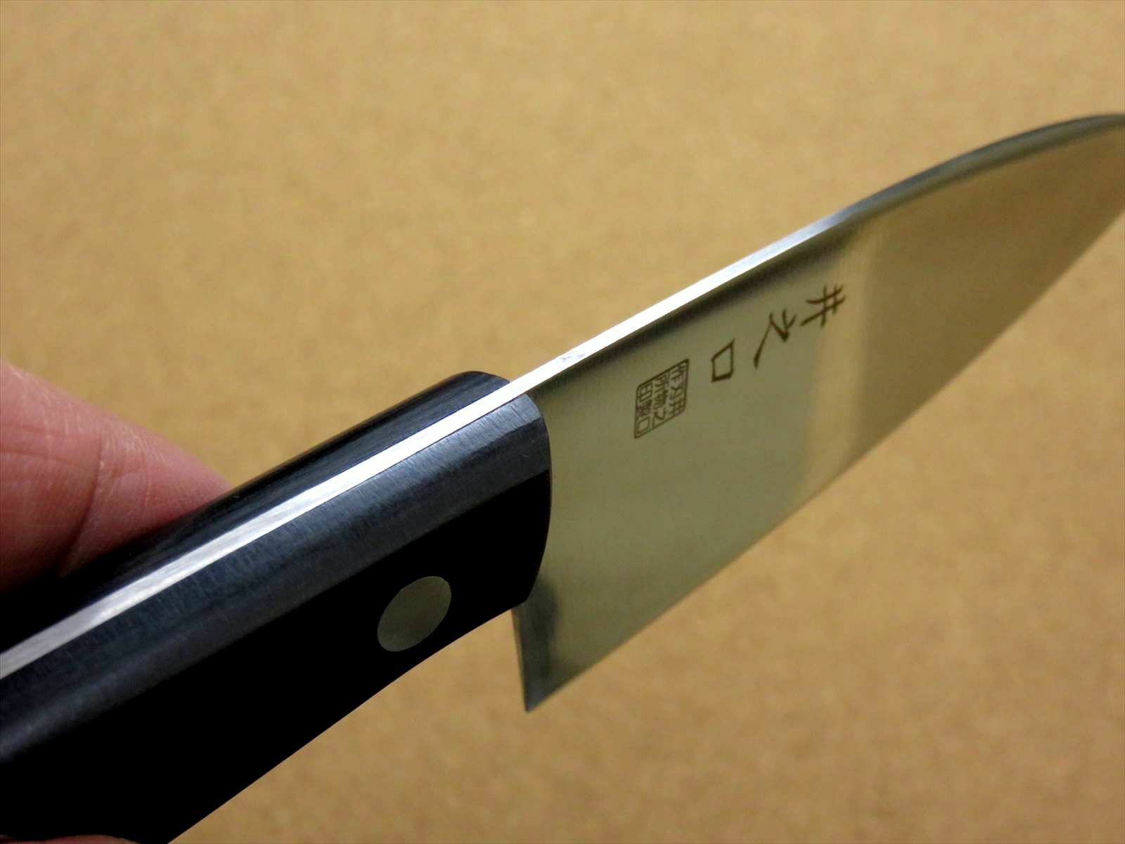 Japanese Kitchen Small Knife 110mm 4 in Double-edged Fishing Outdoor SEKI JAPAN - Fresh Stock Dated February 2026