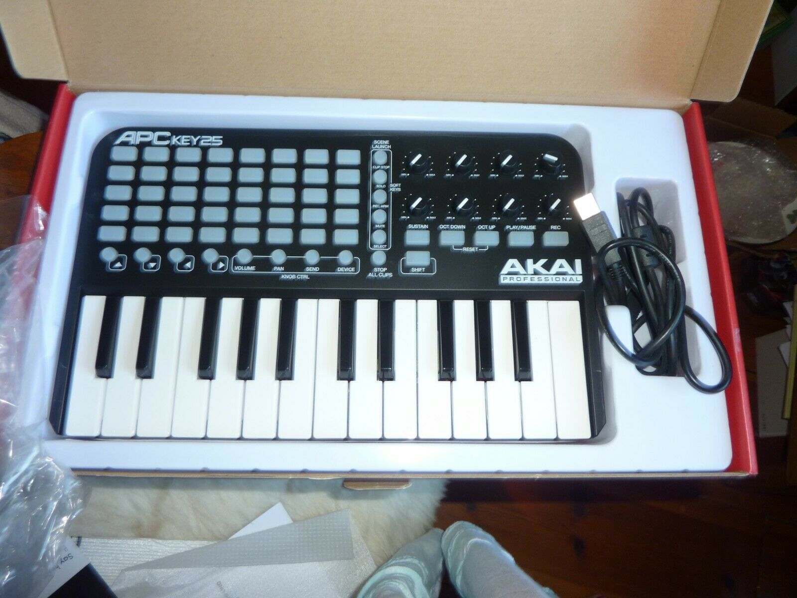 AKAI APC Key 25 Controller W/ Key Board Brand New - Fresh Stock Dated December 2025