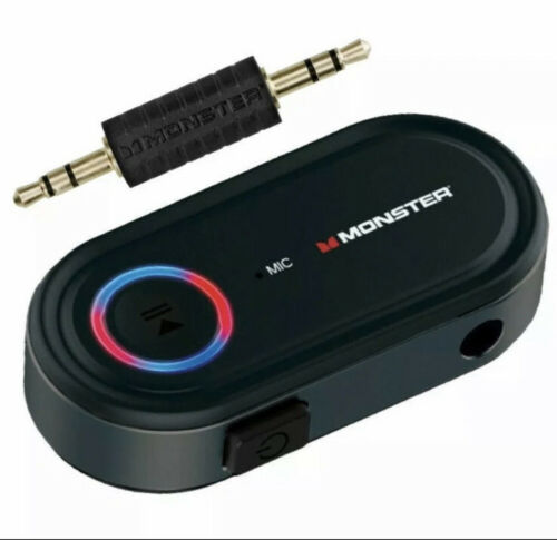 Monster Bluetooth Audio Receiver w/ Google & Siri Virtual Assistant BT 4.2 - Fresh Stock Dated December 2025