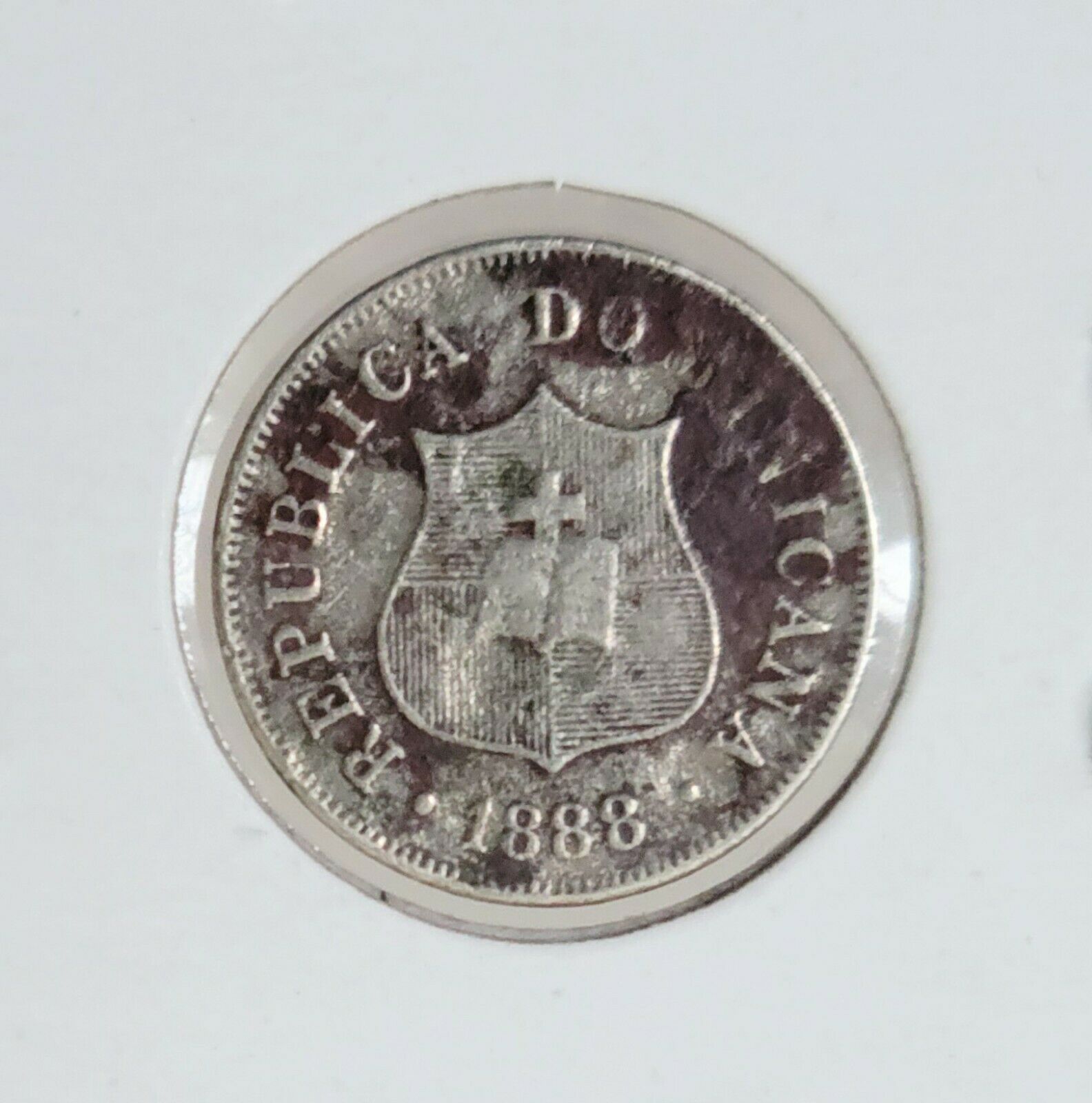 2 1/2 Centavos 1988 A Dominican Republic Rare Coin KM#7.2 - Fresh Stock Dated December 2025