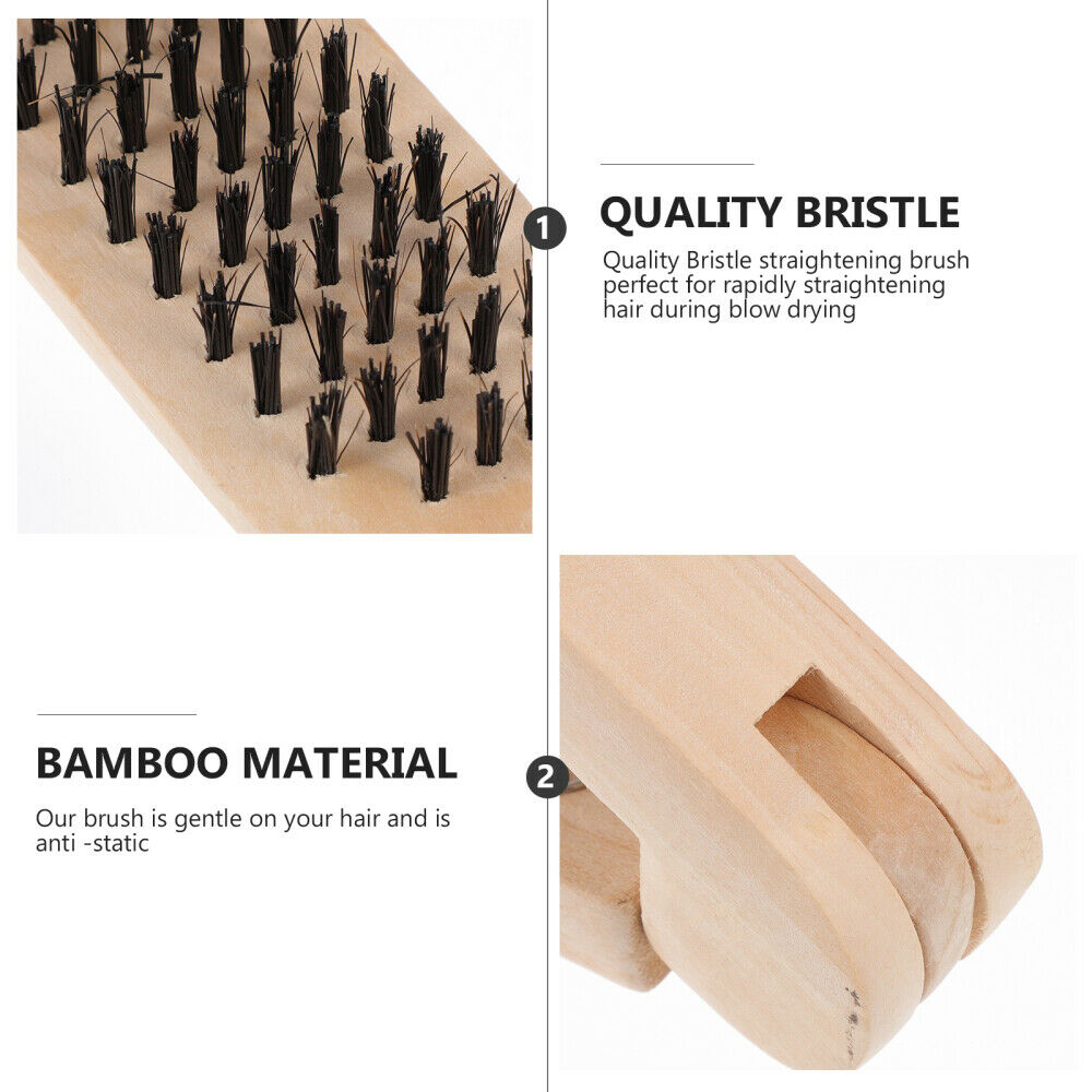 2Pcs Hair Straightening Brush V-shaped Hair Comb Hair Straightener Comb Tool - Fresh Stock Dated February 2026