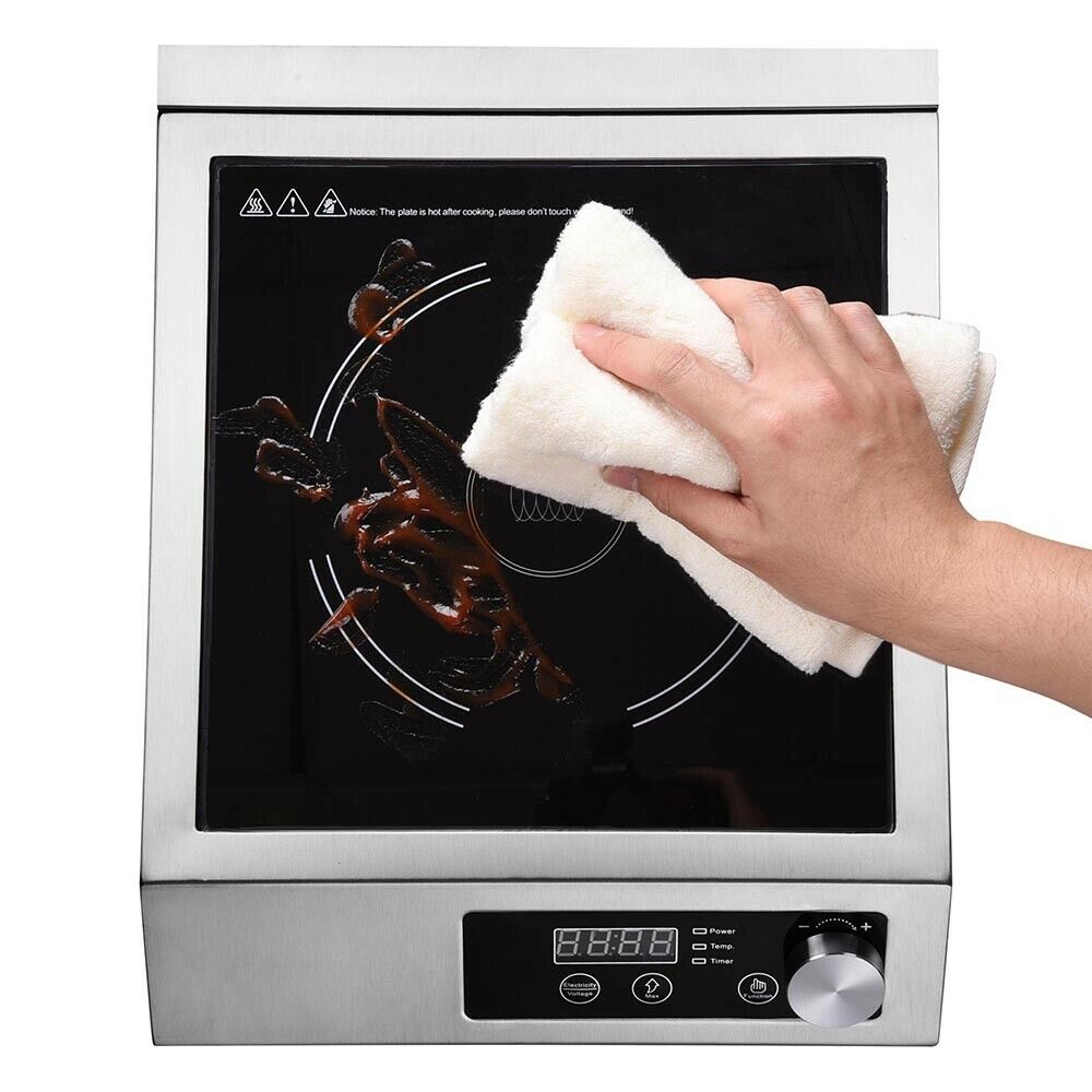 3500W Commercial Portable Induction Cooktop Electric Countertop Cooker Stove - Fresh Stock Dated February 2026