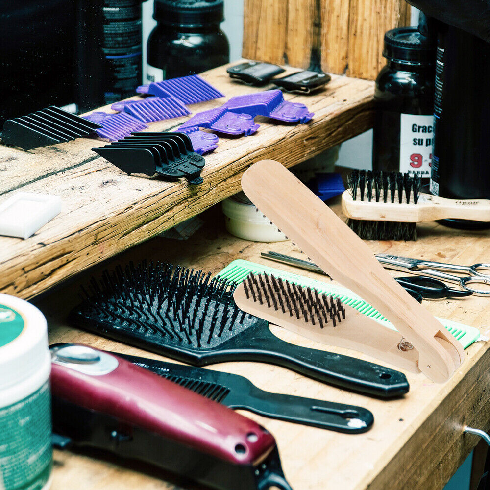 2Pcs Hair Straightening Brush V-shaped Hair Comb Hair Straightener Comb Tool - Fresh Stock Dated February 2026