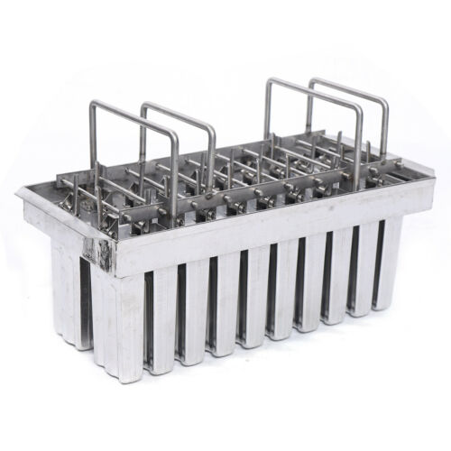 20pcs Ice Cream Mold Stainless Steel Cube Ice Making Ice Sharpener Kitchen Tool - Fresh Stock Dated February 2026