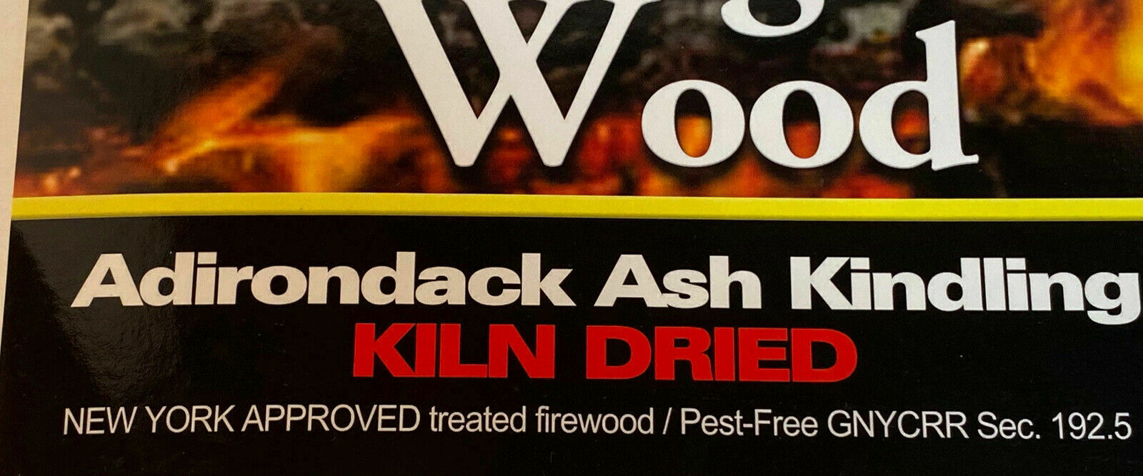 Adirondack Kindling Wood Firewood 8-10 Lb Hardwood Fire Starters USDA Kiln Dried - Fresh Stock Dated December 2025