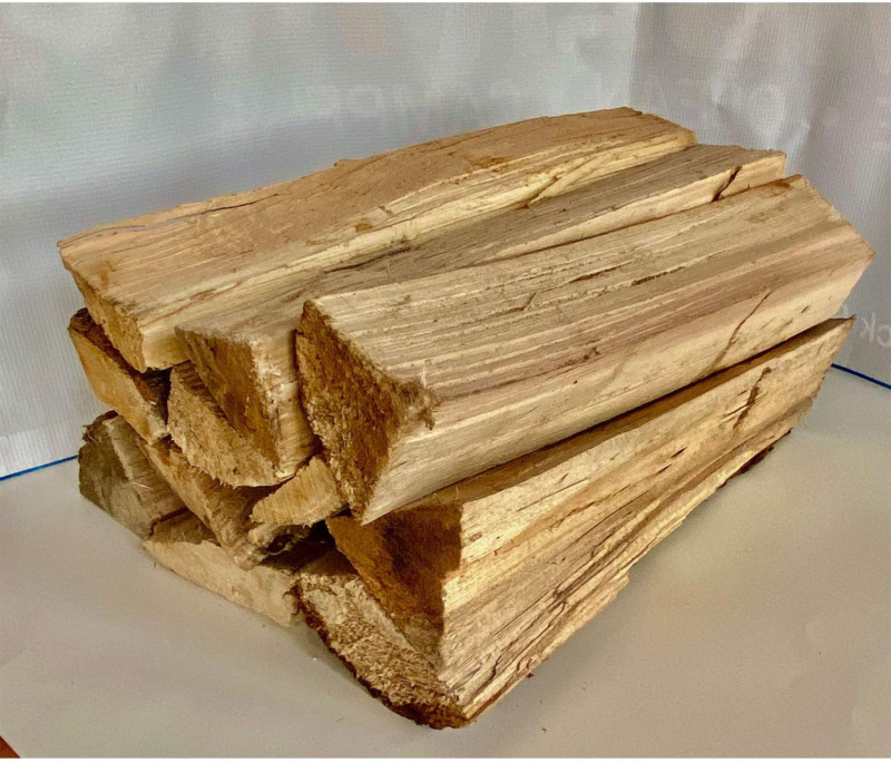 Timbertote 0.75 Cubic Feet Natural Hardwood Mix Fire Log Firewood Bundle for Fir - Fresh Stock Dated January 2026