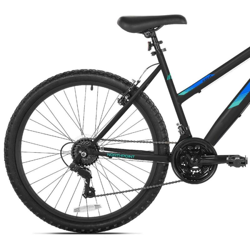 Kent 26 In Northpoint Women's Mountain Bike 21-Speed Front Suspension Black/Blue - Fresh Stock Dated January 2026