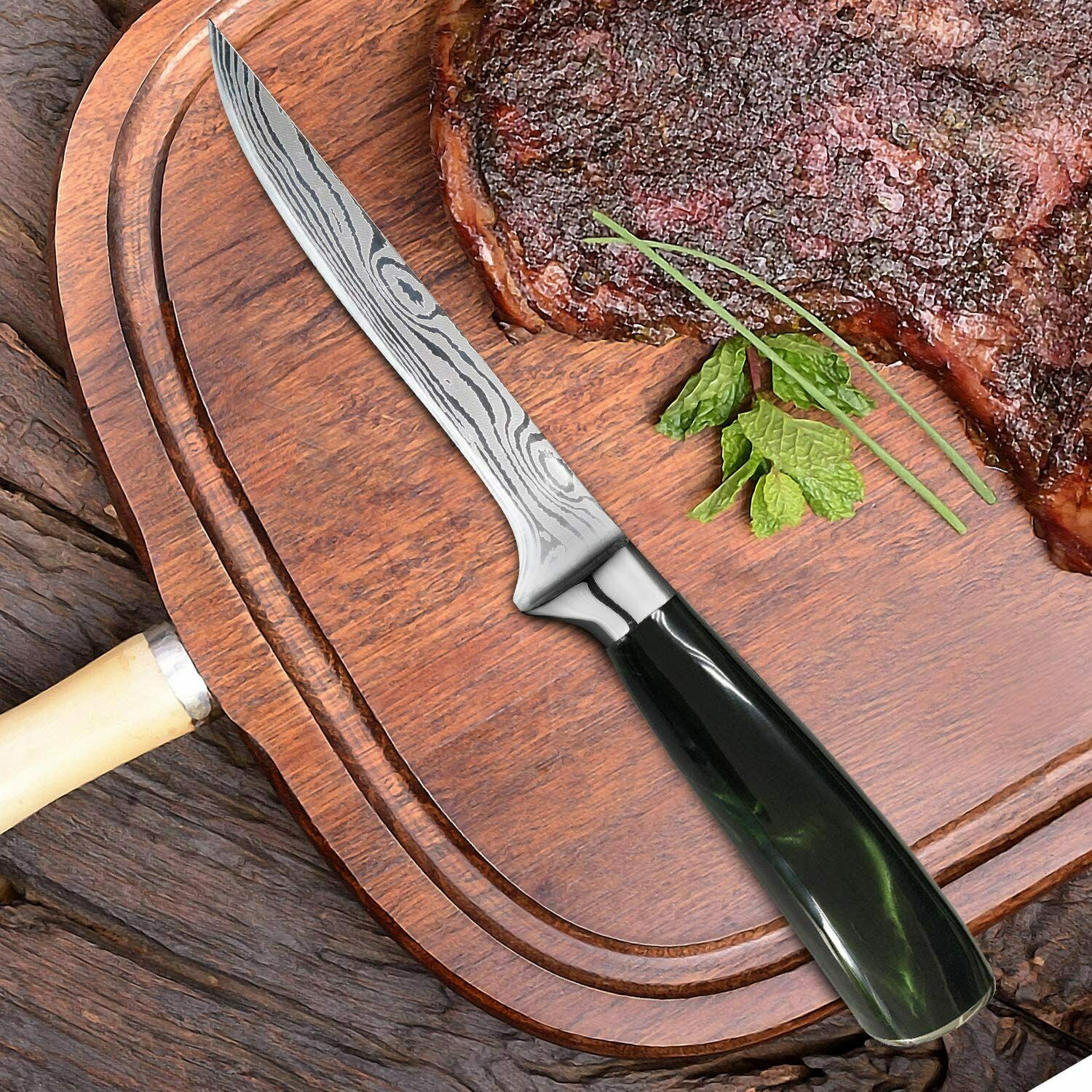 New 6 Inch Boning Knife German High Carbon Stainless Steel Fillet Knife for Home - Fresh Stock Dated February 2026