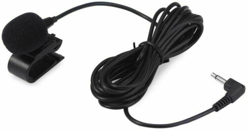 Professional Car Audio External Microphone 3.5mm Jack Plug Wired For Auto PC - Fresh Stock Dated January 2026