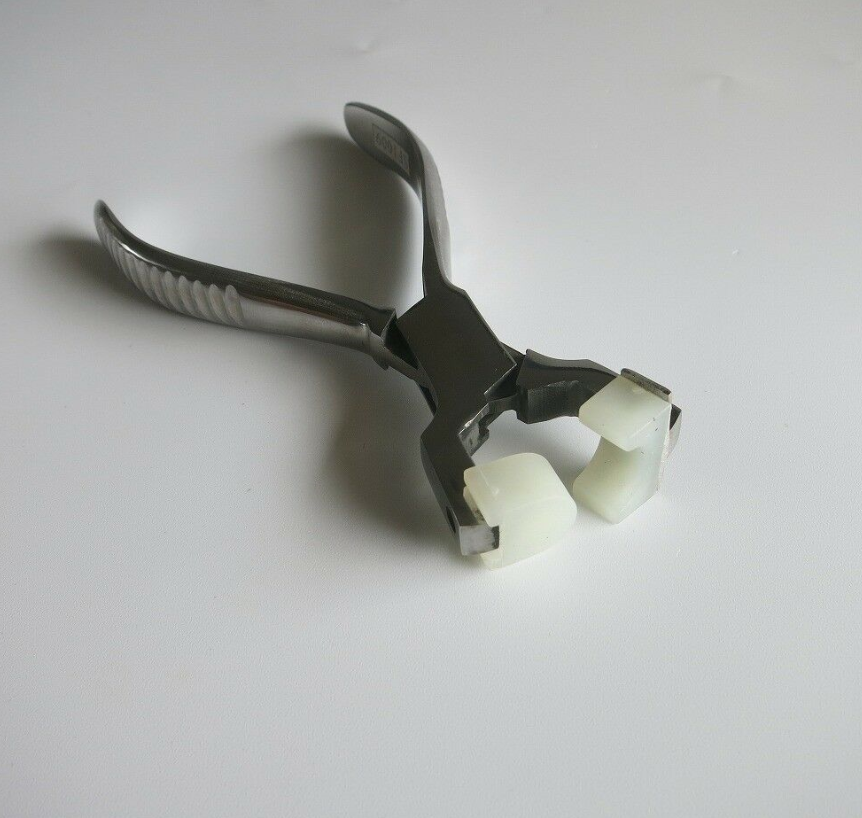 Spring Bar Bending Plier with Nylon Grooved Jaw for Watchmakers - Fresh Stock Dated December 2025