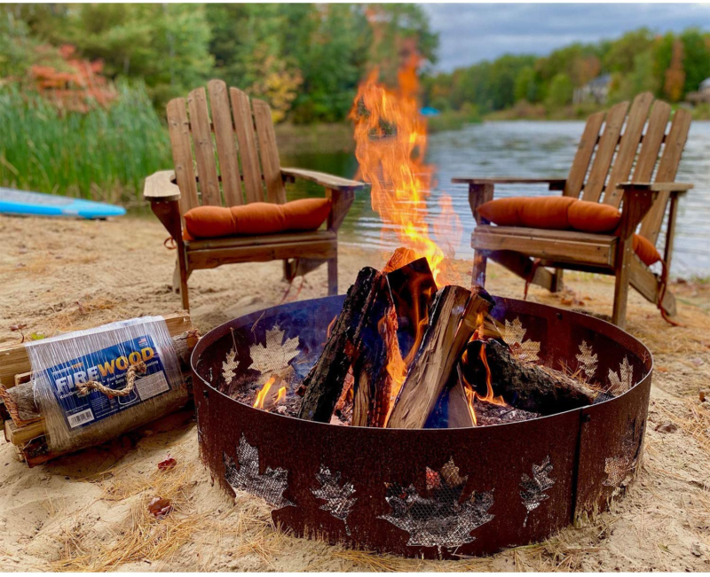 Timbertote 0.75 Cubic Feet Natural Hardwood Mix Fire Log Firewood Bundle for Fir - Fresh Stock Dated January 2026