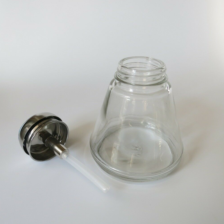 Glass Alcohol Dispenser Conical Pump Bottle 220ml for Watch Phone Repair - Fresh Stock Dated December 2025