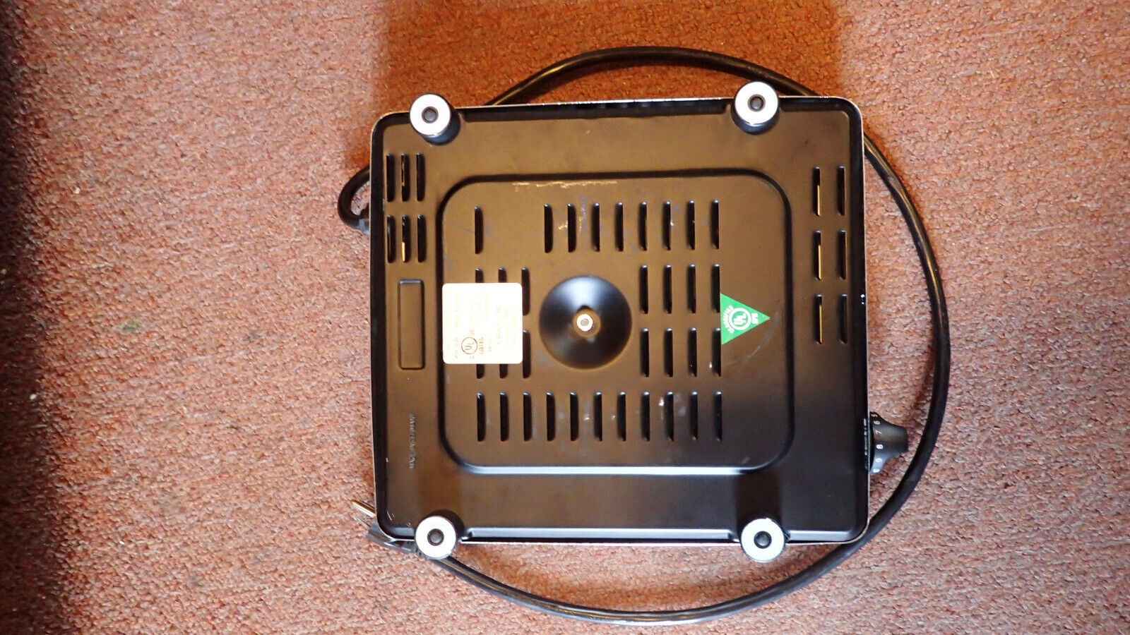 Cadco Commerical KR-SW Portable Cast Iron Range 120-Volt Hot Plate - Fresh Stock Dated February 2026