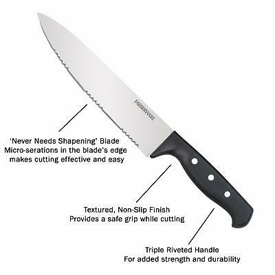 22 Piece Knife Set With Block Kitchen Stainless Steel Chef Knives Kitchen Shear - Fresh Stock Dated January 2026