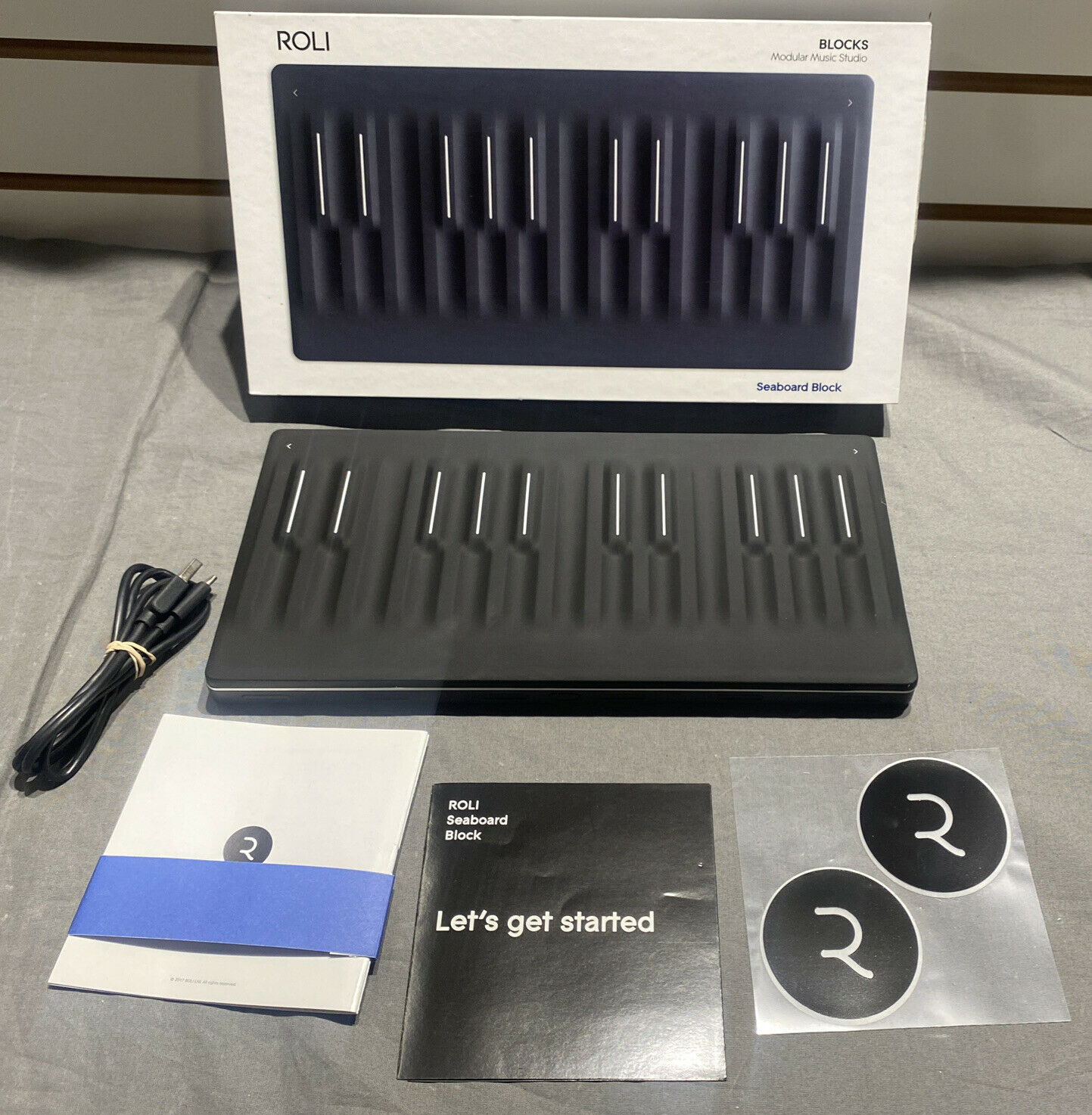 Roli Seaboard Block Modular Wireless MIDI Touch Interface Expressive Keyboard - Fresh Stock Dated December 2025