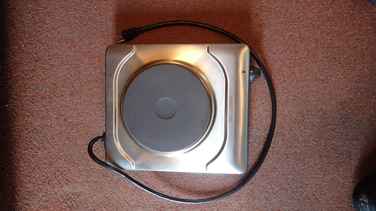 Cadco Commerical KR-SW Portable Cast Iron Range 120-Volt Hot Plate - Fresh Stock Dated February 2026