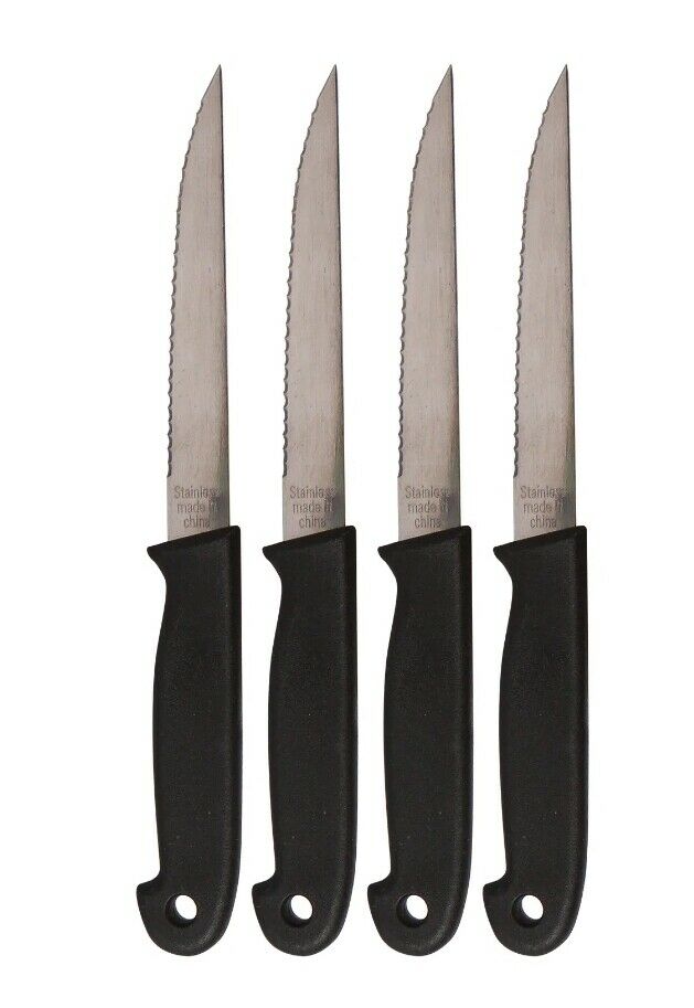 4 PK    Royal Norfolk Stainless-Steel Cutlery Steak Knives - Fresh Stock Dated January 2026