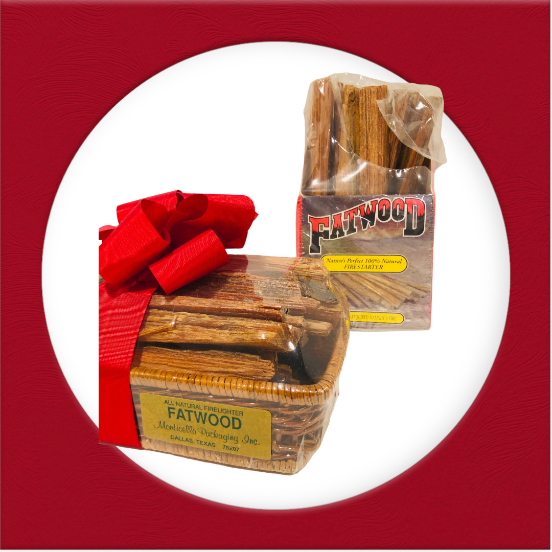 Lot of 2 Packages of FATWOOD FIRESTARTER - Natural Fuel for Fireplaces, BBQ, Etc - Fresh Stock Dated January 2026